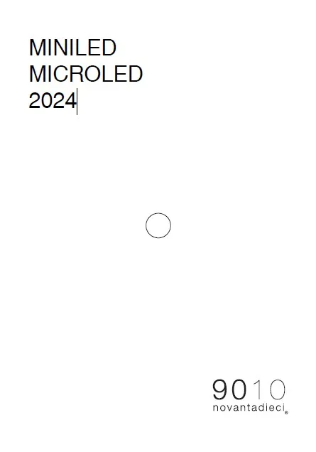 Coperta catalogului 9010 - Miniled & Microled 2024