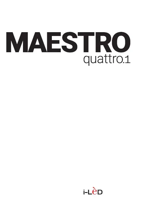 Coperta catalogului Linea Light - Colecția Maestro Quattro 1