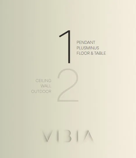 Coperta catalogului Vibia 2024 - Volumul 1 & Volumul 2